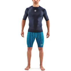 Skins Funktions-Tshirt 1-Series Short Sleeve (enganliegend) kurzarm navyblau Herren