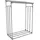 CLP Kaminholzunterstand Ruston Metall L anthrazit