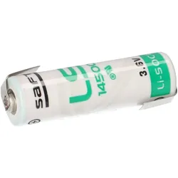 Lithium 3,6V Batterie LS14500 AA-Zelle Lötfahne Z-Form
