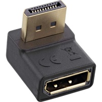 InLine DisplayPort Adapter, DisplayPort Stecker/Buchse, nach Oben gewinkelt
