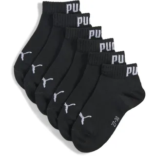 Puma Unisex Kinder Kids Plain Quarter Sock, Black - 39-42
