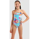 Arena Leisure Badeanzug Blau/Orange 116