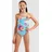 Arena Leisure Badeanzug Blau/Orange 116