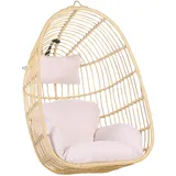 Beliani Hängesessel CASOLI Beige