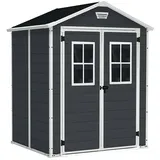 KETER Manor 6x5 DD 1,85 x 1,52 m anthrazit/weiß