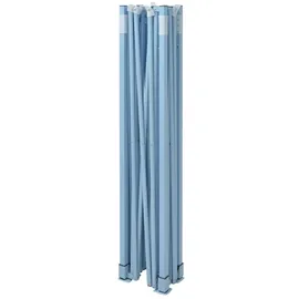 vidaXL Faltzelt 3 x 4,5 m inkl. Seitenteile blau
