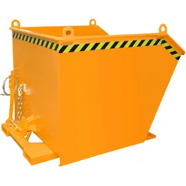 Bauer Kippbehälter Stahl 1500 l Gelborange