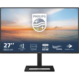 Philips 27E1N1300AE 27 Zoll Full-HD Monitor, schwarz