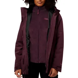 Jack Wolfskin Rotwand 3IN1 JKT W amaranth L