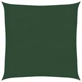 vidaXL Sonnensegel 160 g/m2 Dunkelgrün 3x3 m HDPE