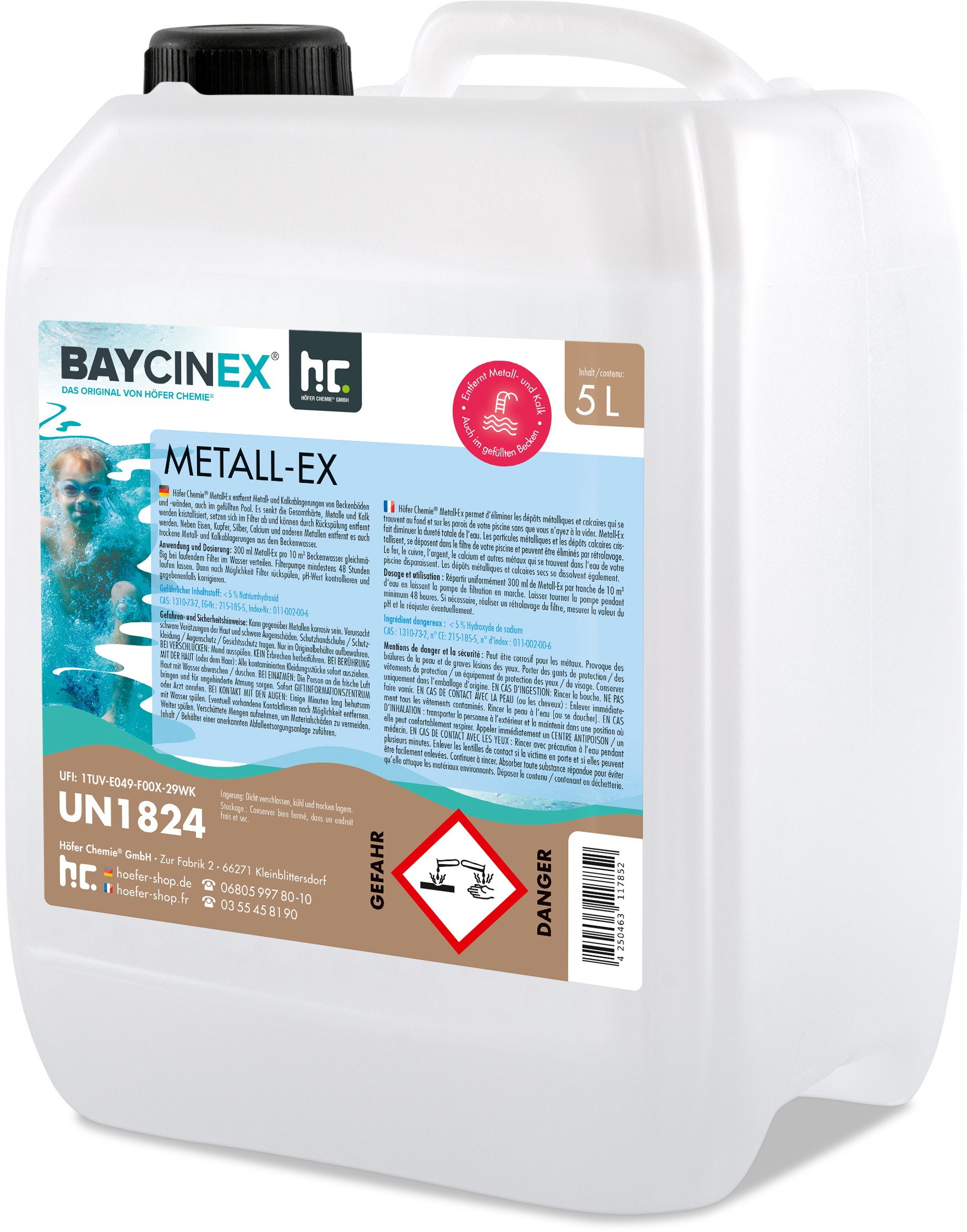 1 x 5 L BAYCINEX® Metall-Ex im praktischen Kanister