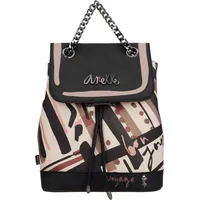 Anekke Rucksack Parisian Backpack With Flap Multicolor