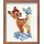 Riolis Kreuzstich-Set "Bambi", Zählmuster