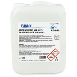 Plock GmbH Antibakterielle Seife Funny - 10 L Kanister - frei von Duft- und Farbstoffen