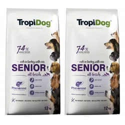 TROPIDOG Premium Senior 2x12kg