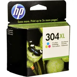 HP Tinte N9K07AE  304XL  farbig