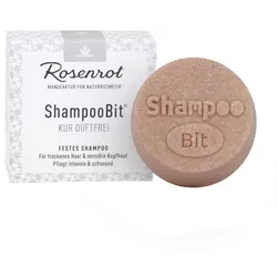 Rosenrot festes Shampoo Kur duftfrei - Trockene (sensible Kopfhaut)