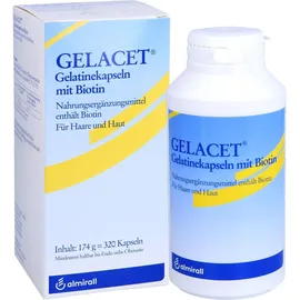 Almirall Hermal GmbH Gelacet Gelatinekapseln mit Biotin 320 St.