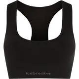 Icebreaker Damen Seamless Active Sport BH (Größe XS, schwarz)