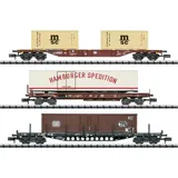 Trix MiniTrix 18702 N 3er-Set Containerwagen der DB