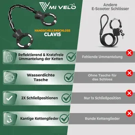 MIVELO Kettenschloss 60 cm Kettenschloss