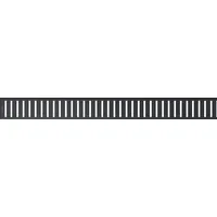 Alcadrain Duschrost PURE BLACK für Duschrinnen, Schwarz-Matt 550 mm