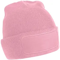 Beechfield Patch Beanie Dusky Pink XS-XL