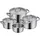 WMF Gourmet Plus Topf-Set 4-tlg. 3 x Kochtopf + Stielkasserolle