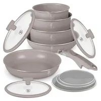 Berlinger Haus Taupe Berlinger Haus 12-teiliges Kochgeschirr-Set