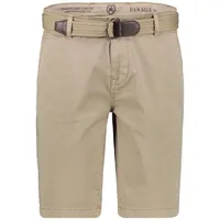 Lerros Bermudas mit Gürtel und Gesäßtaschen, Beige, 33