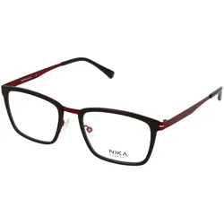 Brille Fusion Men F2430 in Schwarz/Dunkelrot