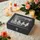 Songmics Uhrenbox schwarz, grau 25,5 x 20,2 x 7,8 cm, 1 St.