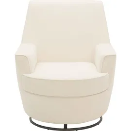 INOSIGN »HETTY, Drehsessel mit Wippfunktion, Lese-Sessel in Cord und Microfaser« 1 Stk. tlg. mit Federkern, auch im Set mit passendem Hocker