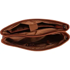 The Chesterfield Brand Solvia Schultertasche Leder 33 cm Laptopfach braun