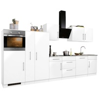 wiho Küchen Küchenzeile »Cali«, ohne E-Geräte, Breite 360 cm, weiß