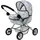Bayer Design Puppenwagen Set Cosy grau