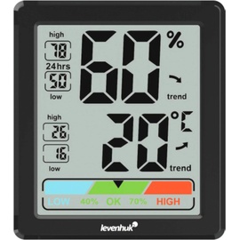 Levenhuk Wezzer BASE L20 Thermohygrometer, schwarz