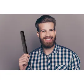 K-Pro Carbon Kamm – Damen Herren Haarschneidekamm Bartkamm Antistatisch 1 St