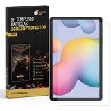 PROTECTORKING 6x 9H Hartglas für Samsung Galaxy Tab S6 Lite Rot