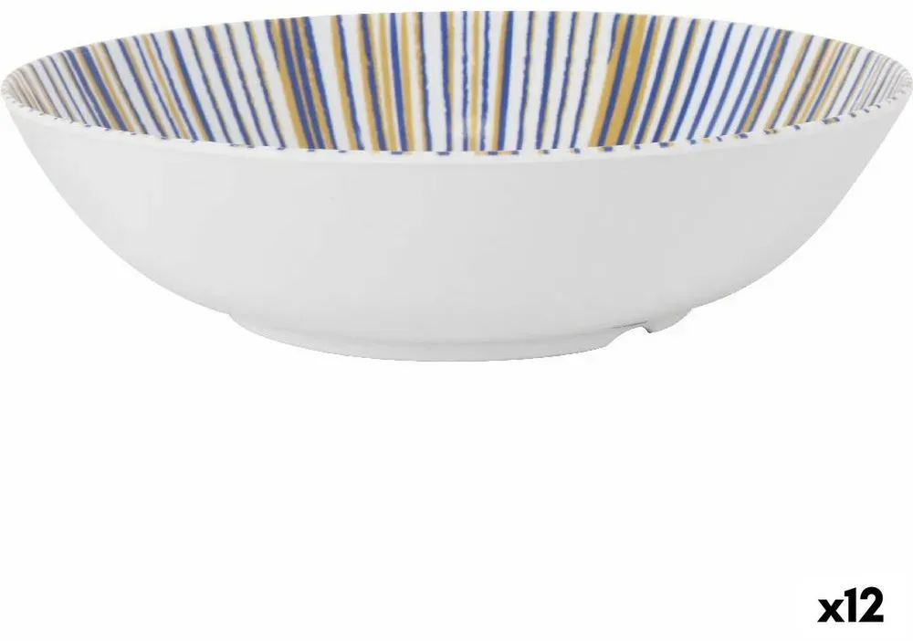 Salatschüssel La Mediterránea Irys Melamine 25 x 6,5 cm (12 Stück)