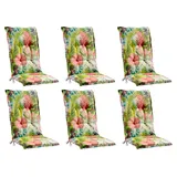 GO-DE Hockerauflage 120 x 50 x 5 cm mehrfarbig 6 St.