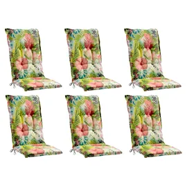GO-DE Hockerauflage 120 x 50 x 5 cm mehrfarbig 6 St.