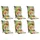 GO-DE Hockerauflage 120 x 50 x 5 cm mehrfarbig 6 St.