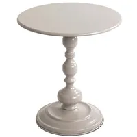 Haku-Möbel Xxxl Beistelltisch, Kaschmir, Metall rund, Säule, 46 cm,