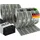 eloneo Sichtschutzstreifen 35 x 19 cm Rattan 2 St.
