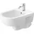 Duravit D-Code 37x54cm, mit Hahnloch, Überlauf, weiß