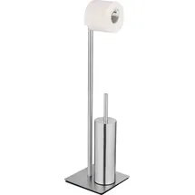 Wenko WC-Garnitur Recco Silber 1 St.