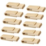 USB-Speicherstick aus Holz, USB 3.0, 64 GB, Datenspeicherung (USB 3.0, 64 GB), 10 Stück