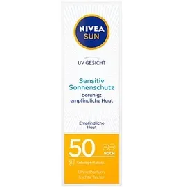 NIVEA Sonnencreme Gesicht sensitiv Creme LSF 50 50 ml