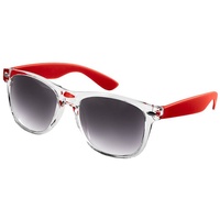 Caspar Sonnenbrille SG017 Damen RETRO Designbrille rot|schwarz
